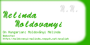 melinda moldovanyi business card